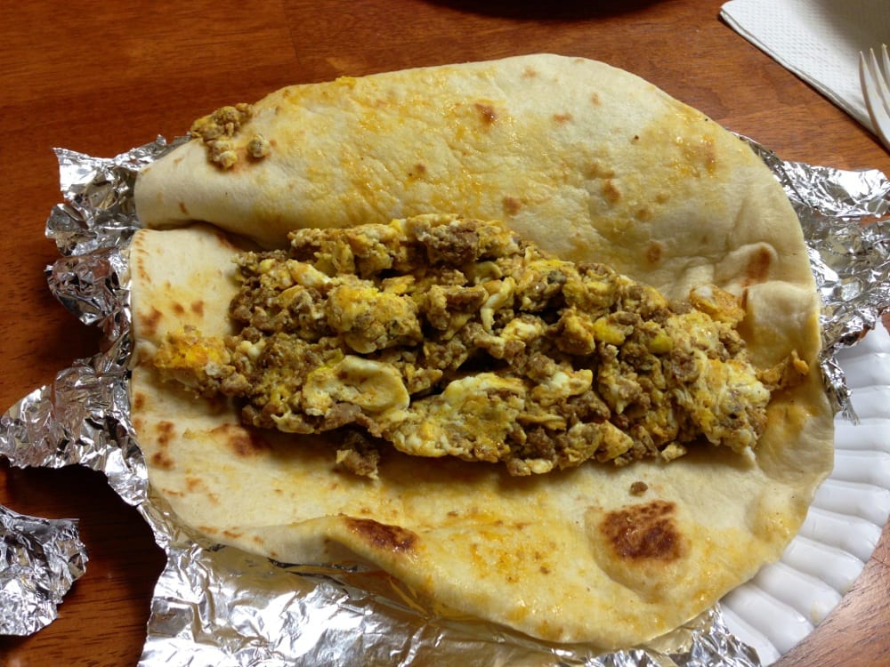 Bronco Burrrito Chorizo And Eggs 1